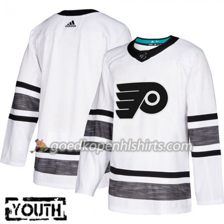 Philadelphia Flyers Blank 2019 All-Star Adidas Wit Authentic Shirt - Kinderen